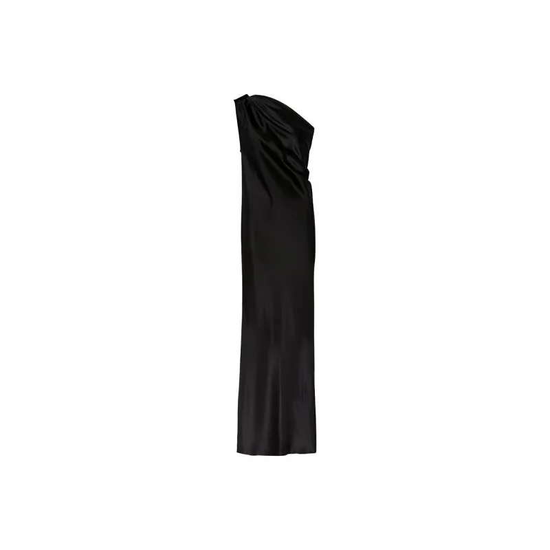MaxMara Opera One shoulder Silk Gown-0