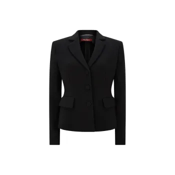 MaxMara Studio Business Suit Coat Women's Black
