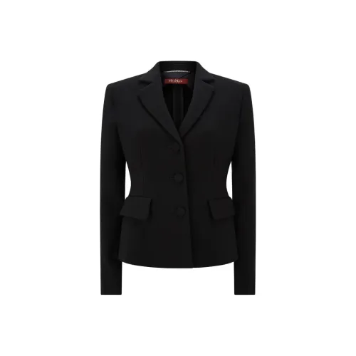 MaxMara Studio Business Suit Coat Women's Black