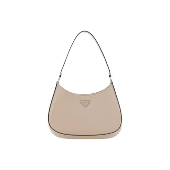 PRADA Cleo Calfskin Shoulder Bag Women's Pink
