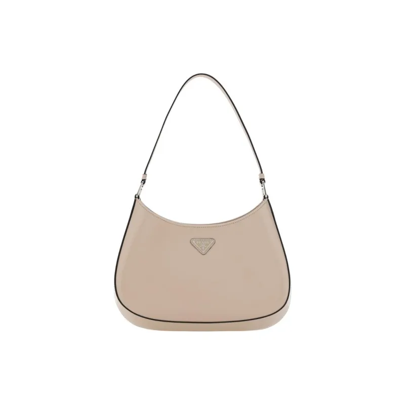 PRADA Cleo Calfskin Shoulder Bag Women's Pink-0