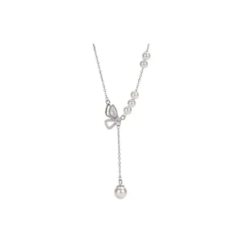 CLARKIA FLOWER 925 Sterling Silver Necklaces Women's