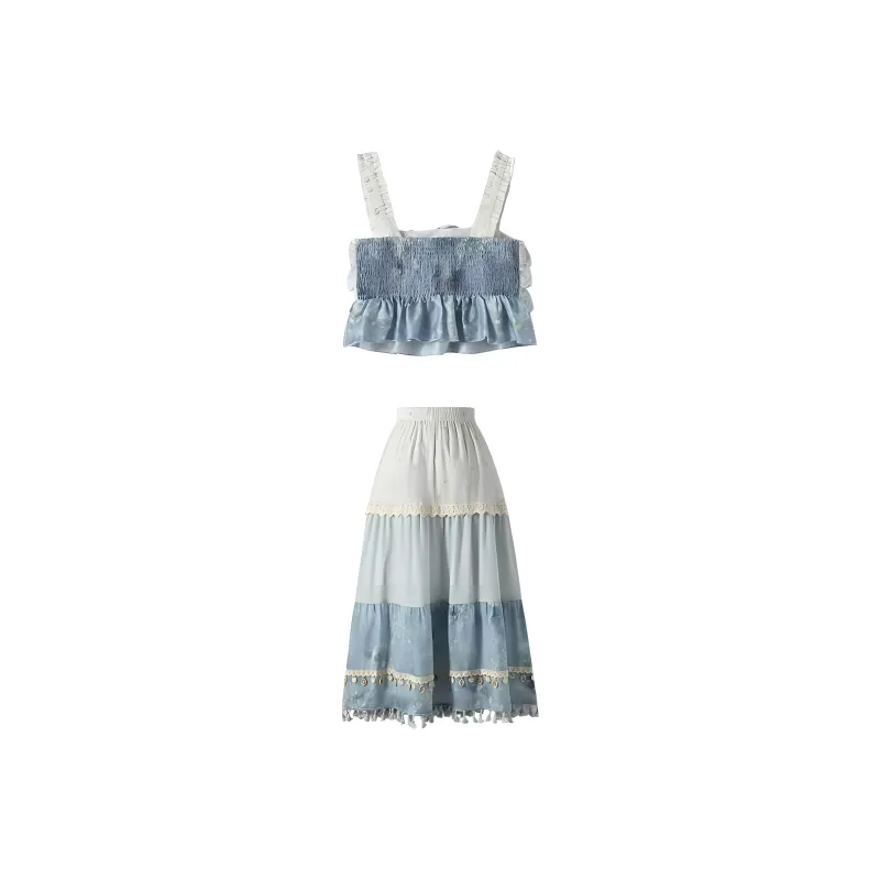 KKX Two Piece Skirt Sets Women's-1