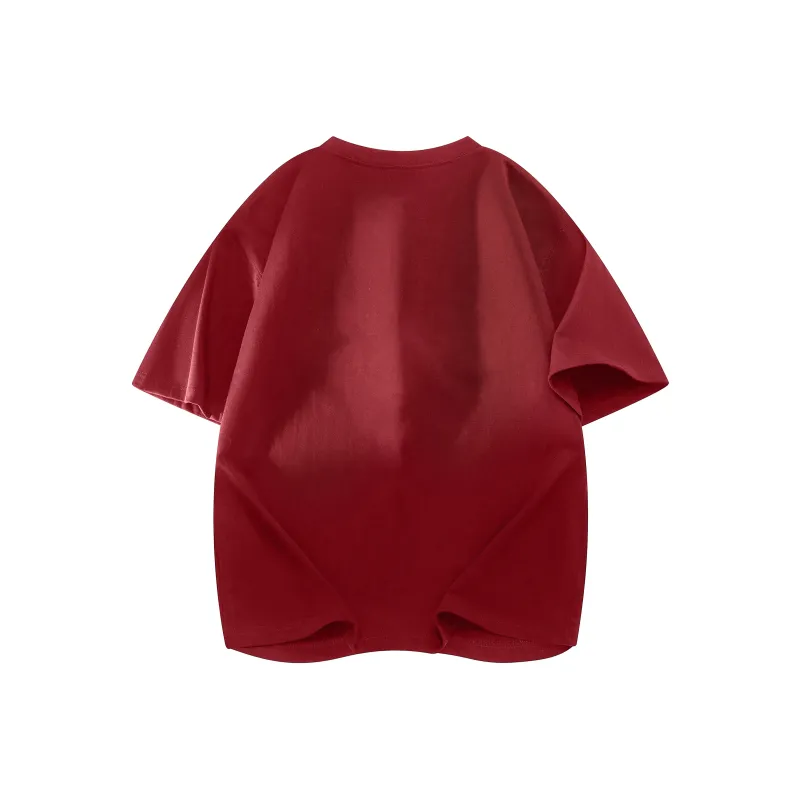 CHOUCHOUS Drop Shoulder Sleeve T Shirt Women's-3