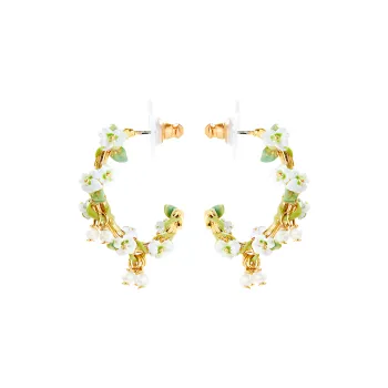 LES NEREIDES Gold Plated Earrings Women's Green