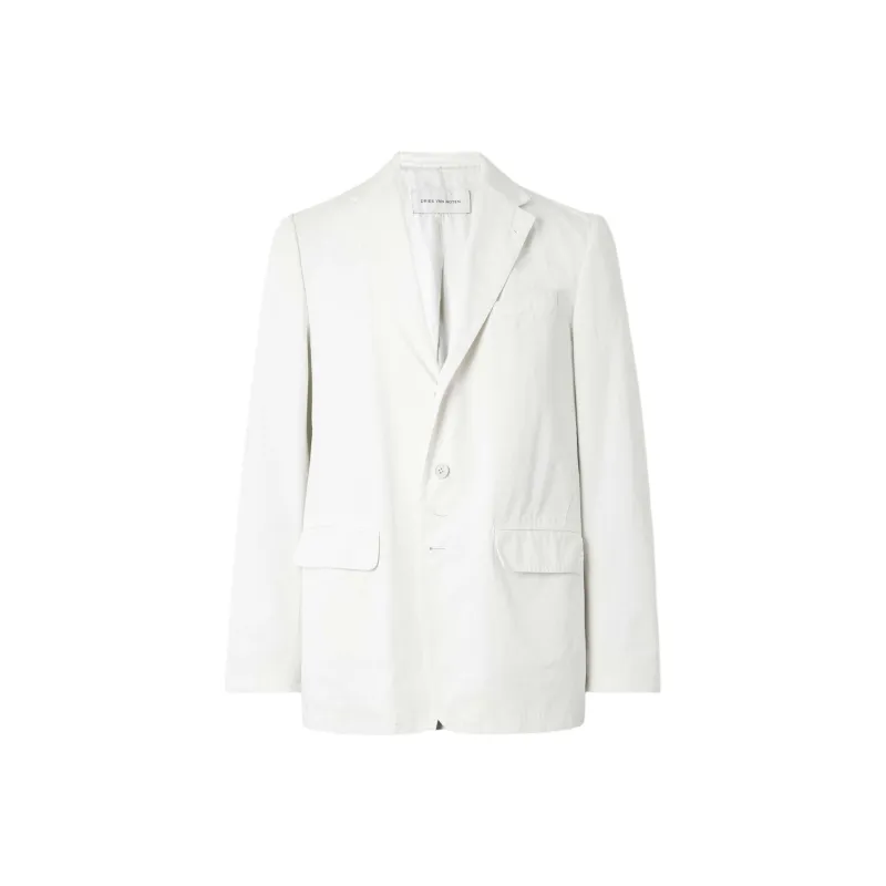 DRIES VAN NOTEN Business Suit Men's White-0