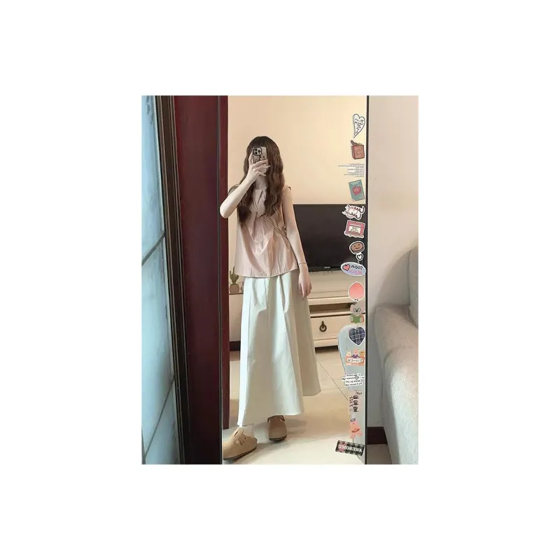 Mu Xiao Xin Two Piece Skirt Sets Women's-2
