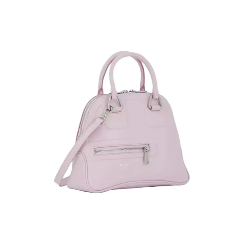 LANCEL Cow Leather Dome Bag, Shoulder Bag, Crossbody Bag, Handbag Mini Women's Candy Pink-1