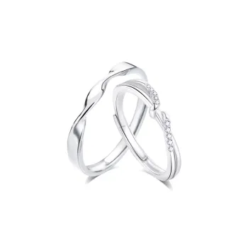 KUMET Sterling Silver Rings Unisex