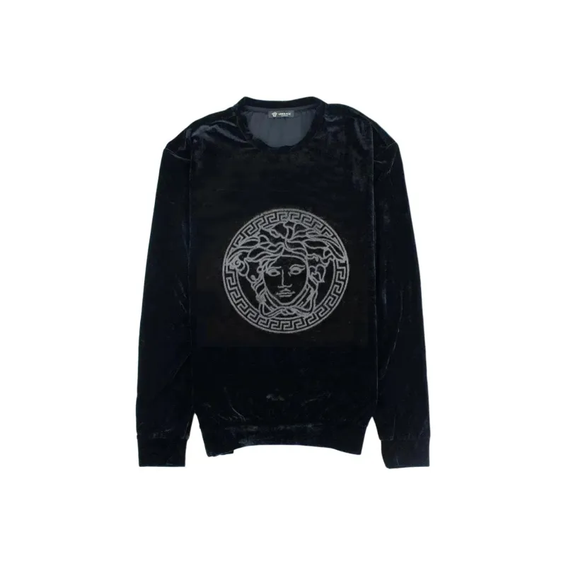 VERSACE Sweatshirts Men Black-0