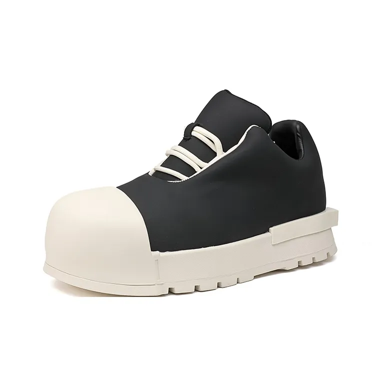 MADALLO Anti Slip Wear Resistant Low Top Casual Shoes Men's Black-0
