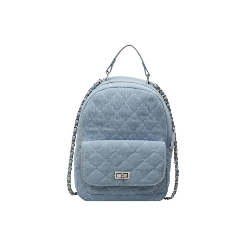 TOUTSEUL YOLO Denim Backpack Regular Women's Blue-0