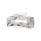 Block Transparent Gray with Gray Lens-Claw Clip