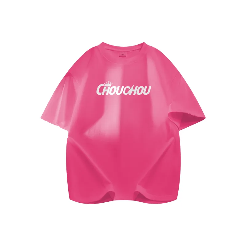 CHOUCHOUS Drop Shoulder Sleeve T Shirt Women's-15