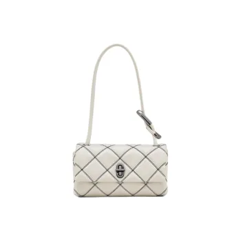 MARC JACOBS Leather Handbag, Shoulder Bag Mini Women's White