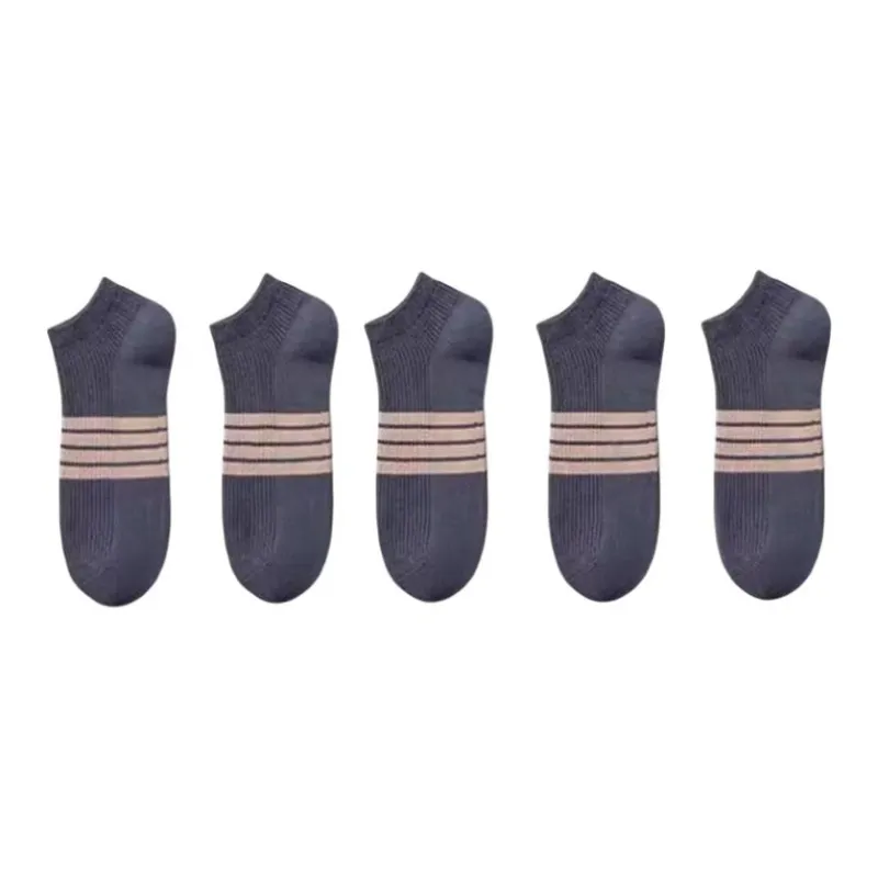 Gentle Welcome No Show Socks Men's 5 Pack-4