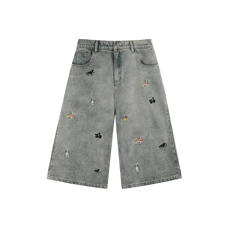 LEMANISM Denim Shorts Women's-5