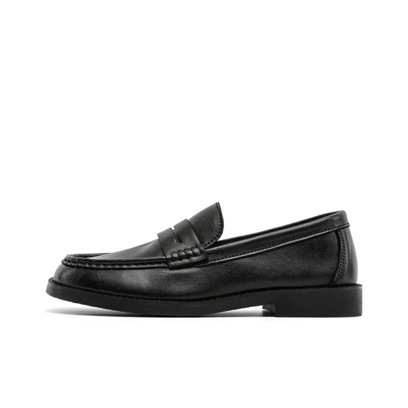 WEISHIBANGWEI Loafers Men's Black-0