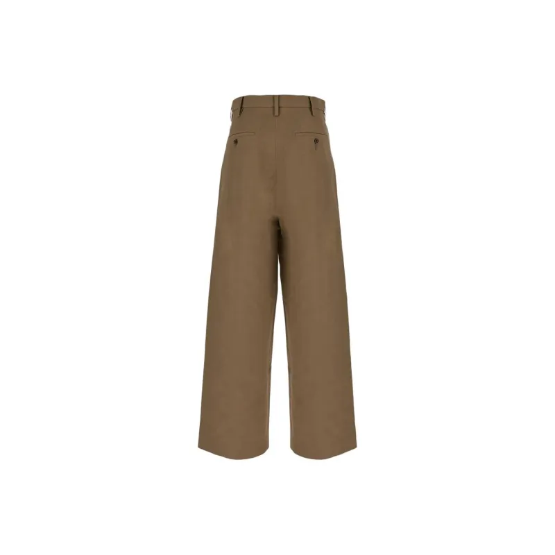 UMA WANG Casual Pants Men's Brown-1