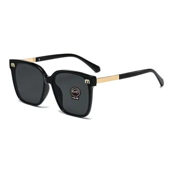 YALMY Metal PC Square Sunglasses Unisex