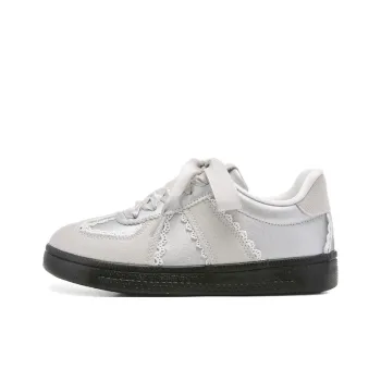 Ordifen Low Top Skateboard Shoes Women's Silver