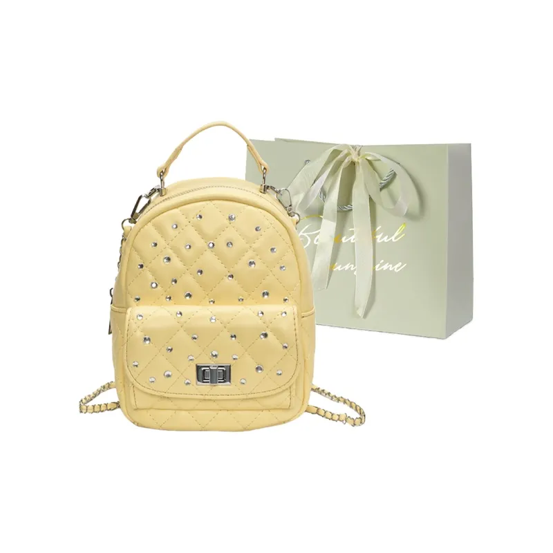 JIANGLIDA PU Backpack Women's Multicolor-4