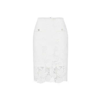 RARE Casual Long Skirts Women's White