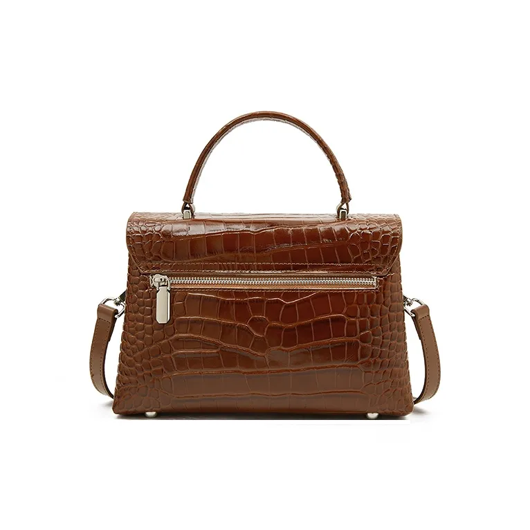 Old Man's Head Cow Leather Shoulder Bag, Crossbody Bag, Handbag Regular Women's Black/Red/Brown-3
