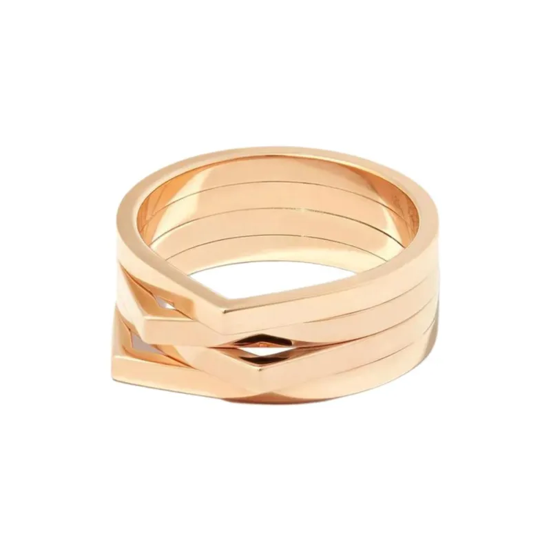 REPOSSI JOAILLIERS 18kt Rose Gold Antifer Ring-0