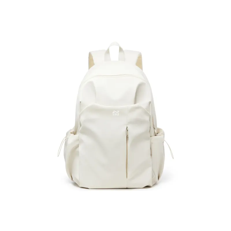 KEYSTREET Fabric Backpack Laptop Backpack Tubas Unisex Black/Ecru/Green/Blue/Burgundy-5