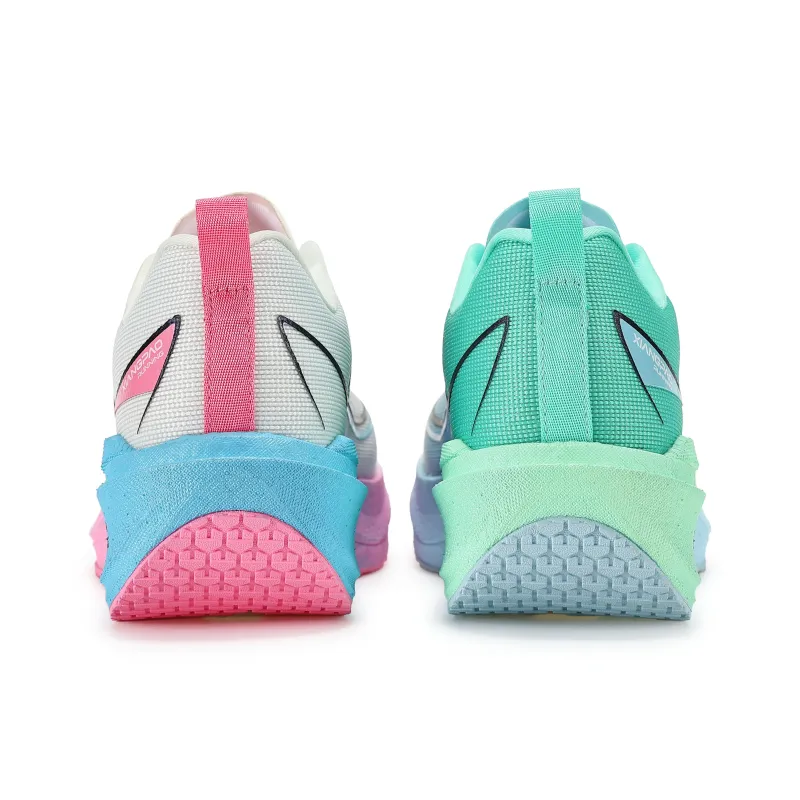 Xiangpao Running Shoes Unisex Low Top Moon White Star Purple-3