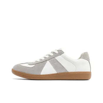 WEISHIBANGWEI Low Top Skateboard Shoes Unisex White