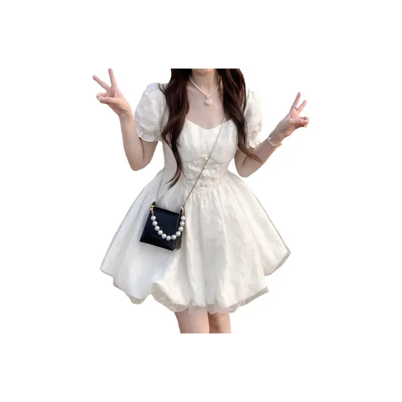 ROBINHOOD Slip Dresses Women's White-0