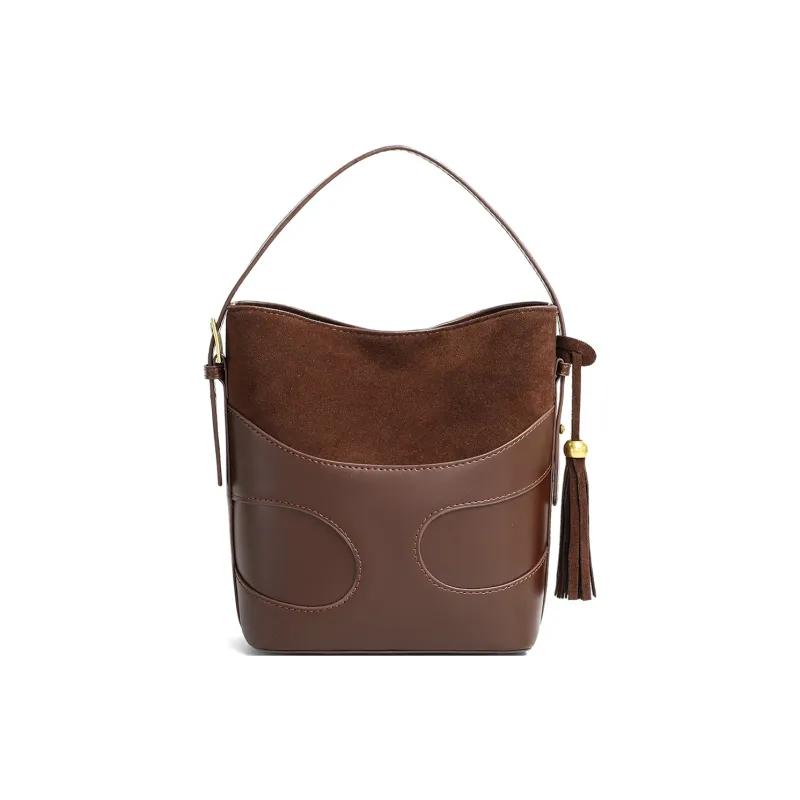 PT'SON Synthetic Leather Shoulder Bag, Crossbody Bag, Handbag Regular Women's Brown/Coffee-6