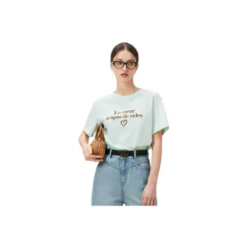 FANSILANEN Drop Shoulder Sleeve T Shirt Women's