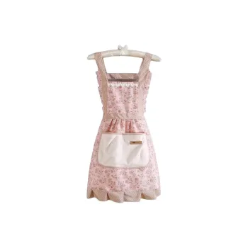 LONGYITANG Aprons Blue, Green, Pink