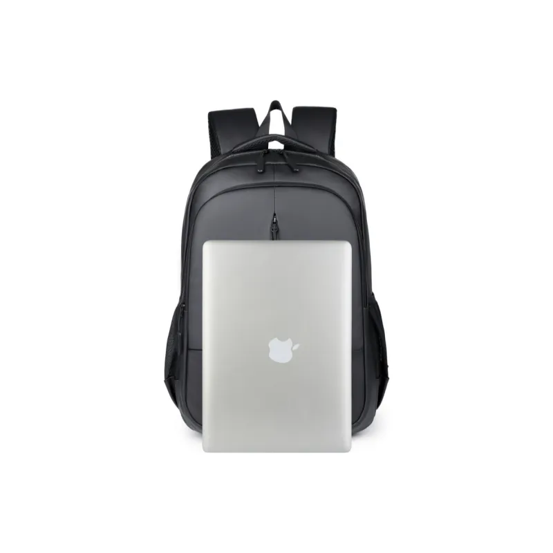 Kewuku Polyester Backpack Unisex Gray/Black/Blue-4