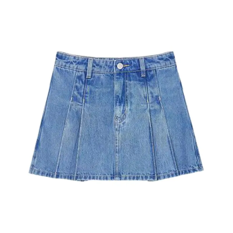 Orange Desire Denim Short Skirts Women's-0