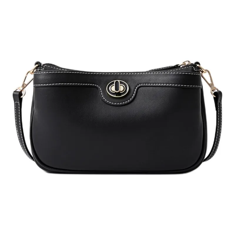 FION Cow Leather Shoulder Bag Women's Multicolor-6