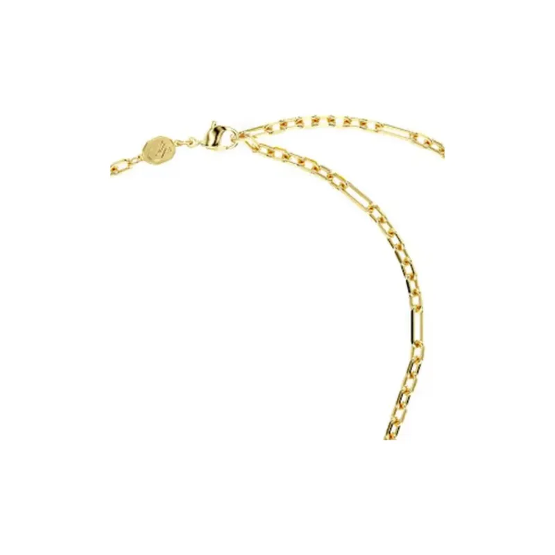 Swarovski Crystal, Gold Plated, Zircon Necklaces Unisex Gold-2