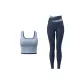 【Color Block Set】Grey Lake Blue + Whale Blue
