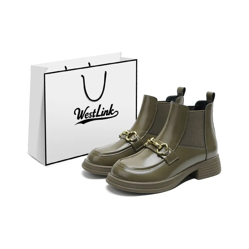 WESTLINK Short Chelsea Boots 3.2cm Women's-6