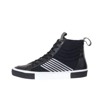 EMPORIO ARMANI EA7 High Top Skateboard Shoes Men's Black