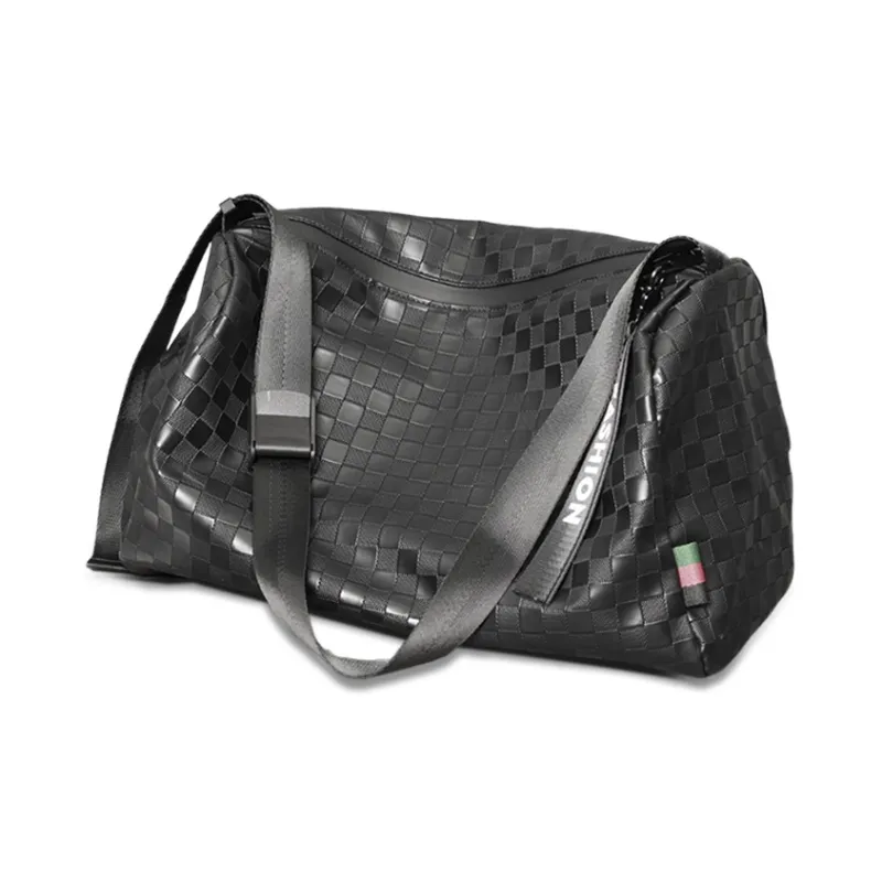 Yalu Synthetic Leather Travel Bag Men's Black-2