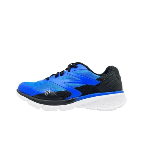 FILA Memory Superstride Low Top Running Shoes Men's Blue Black
