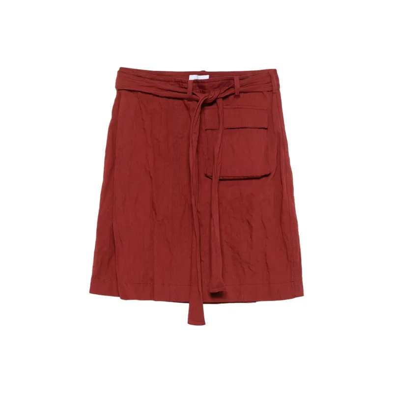 Ferragamo Wrap Mini Skirt-0