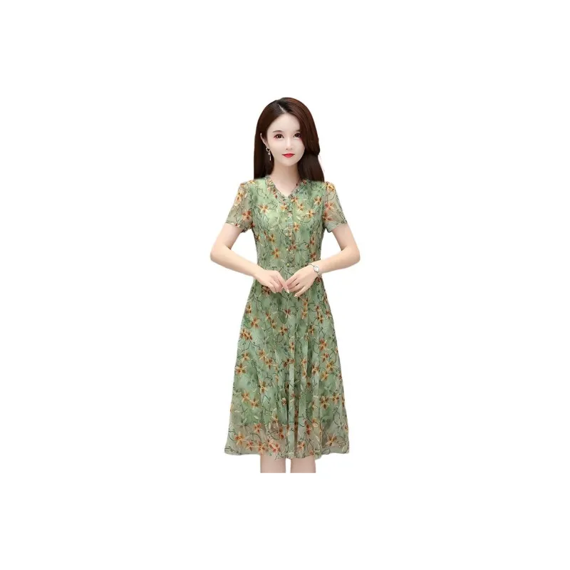 The Temptation Of The Muse Short Sleeved Dress Women's-2