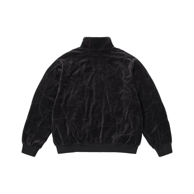 Supreme Patchwork Velour Track Jacket-5