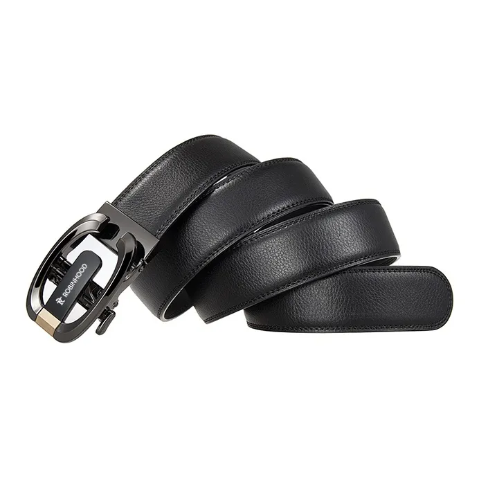ROBINHOOD Cow Leather Belts Men's 3.5cm-2