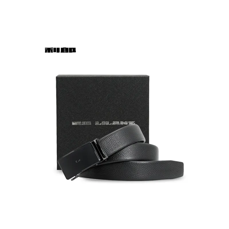 LESS IS MORE Cow Leather Belts Men's Width 3.5CM-5